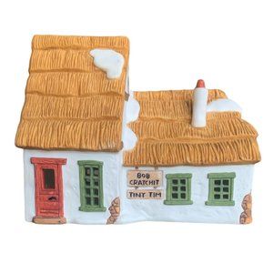 Dept 56 The Cottage of Bob Cratchit and Tiny Tim Dickens' Village Series Lighted